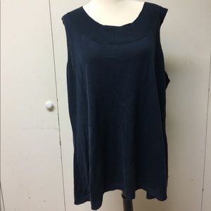 Sleeveless Sweater Tank Top